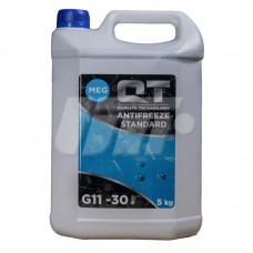 Антифриз MEG STANDARD -30 G11 синий 5кг QT-OIL QT553305