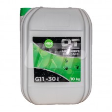 Антифриз MEG STANDARD -30 G11 зеленый 10кг QT-OIL QT5523010